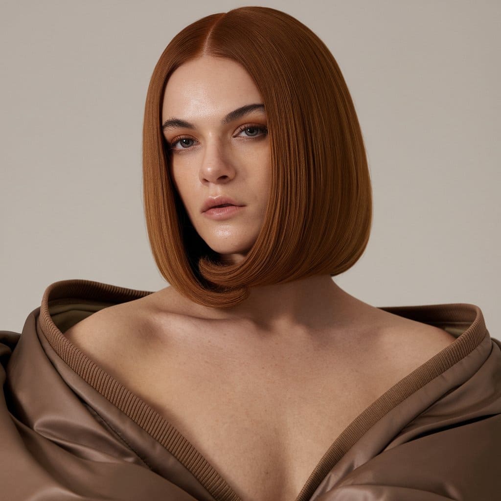 Long Bob with Sleek Finish