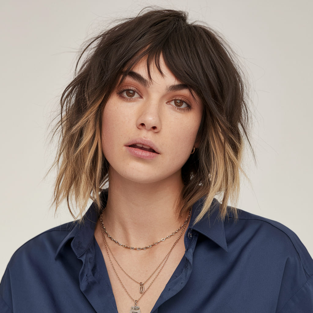 Cropped Shag Cut with Soft Layers