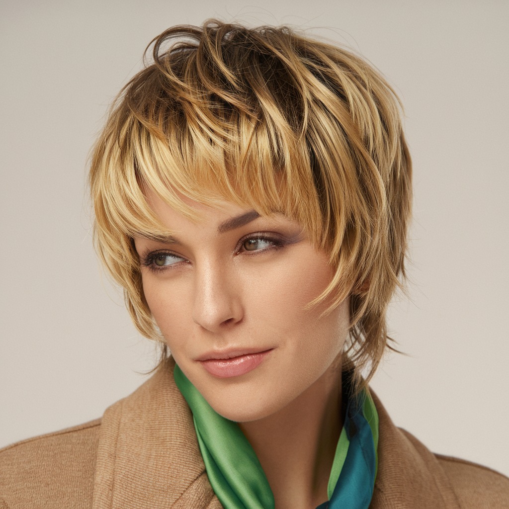 Golden Blonde Bangs