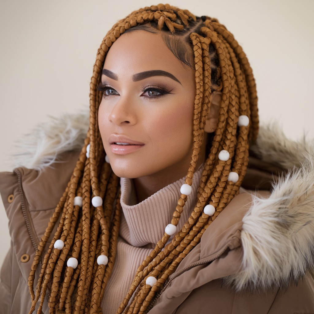 Fulani Braids with Beads